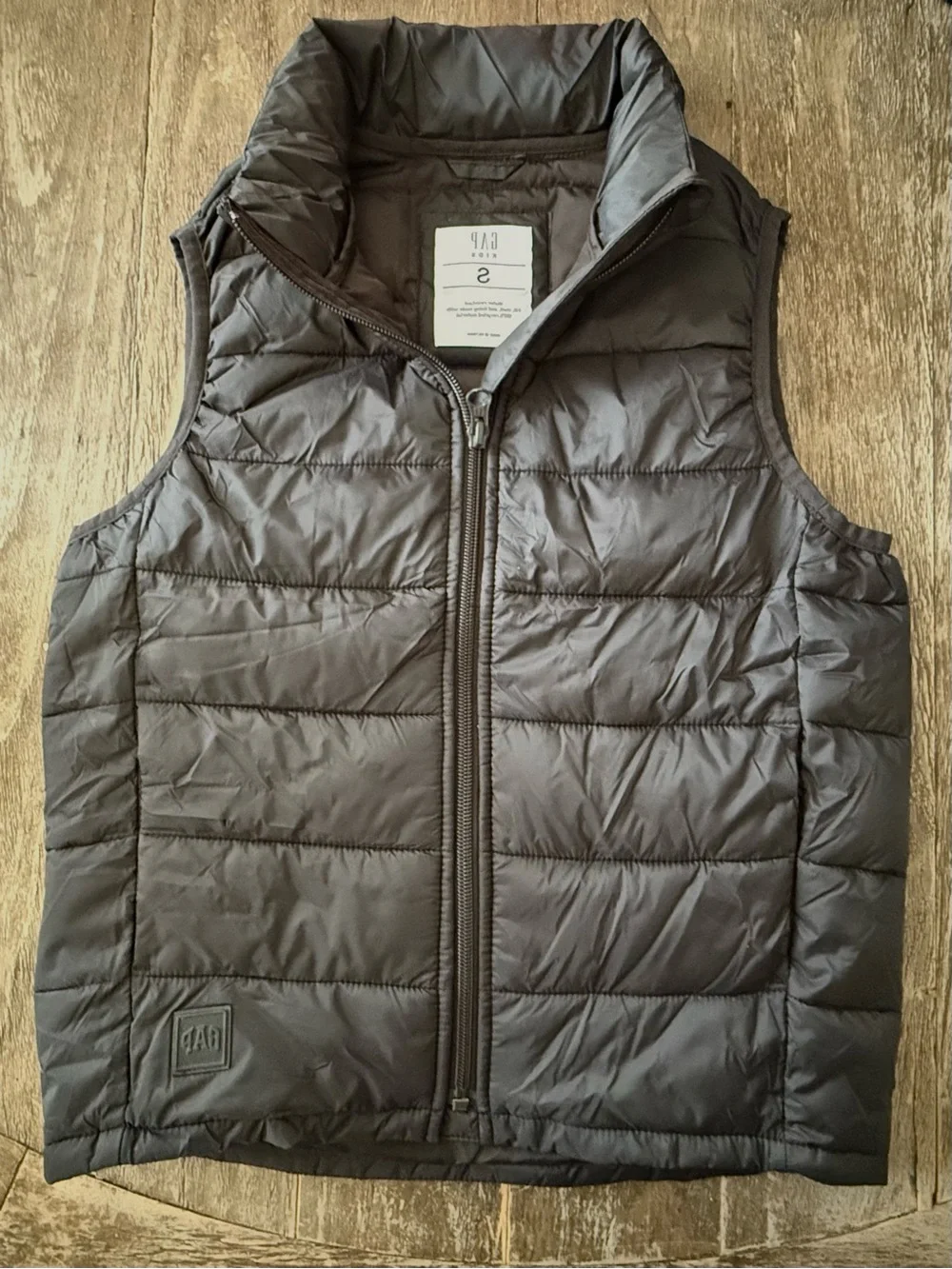 Gap Boys Quilted Puffer Vest - Black